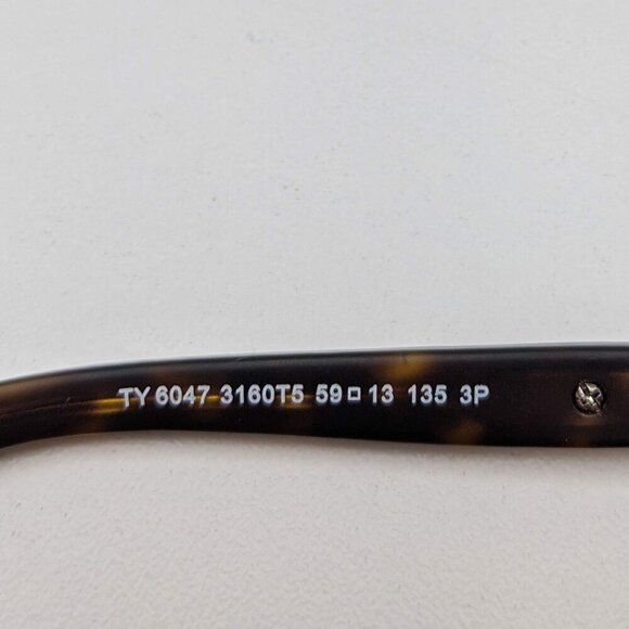 🕶️Frame only! Tory Burch TY6047 Sunglasses 59/13 135 /YHI722🕶️ - Picture 4 of 6